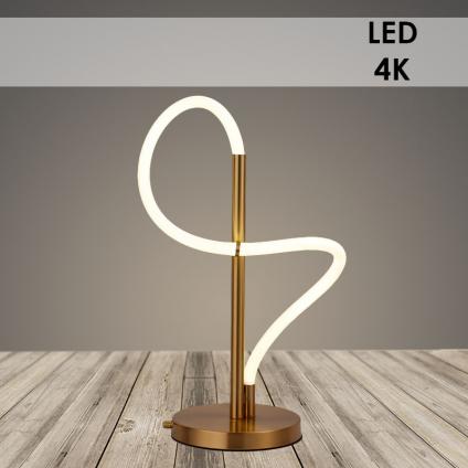 Настольная лампа K38721/1T A BRASS латунь 24W LED 4000K h520, 24